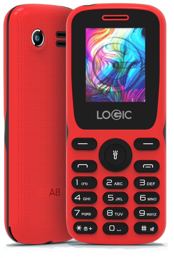 Logic A8 Teléfono básico 2G 